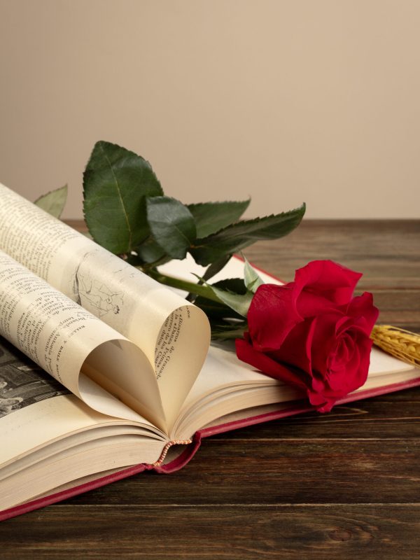 naturaleza-muerta-de-sant-jordi-para-el-dia-de-los-libros-y-las-rosas
